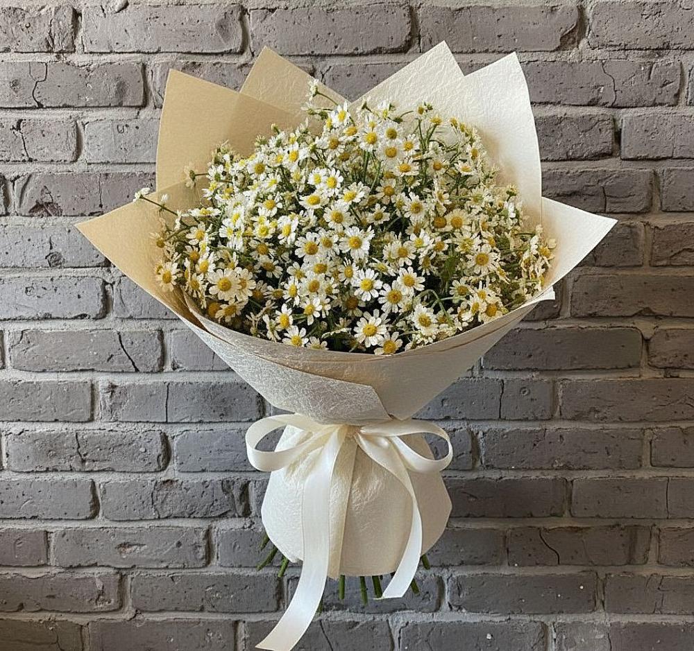Букет цветов из: Ромашки в Новопластуновской