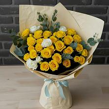 Букет цветов из:  Розы в Новопластуновской
