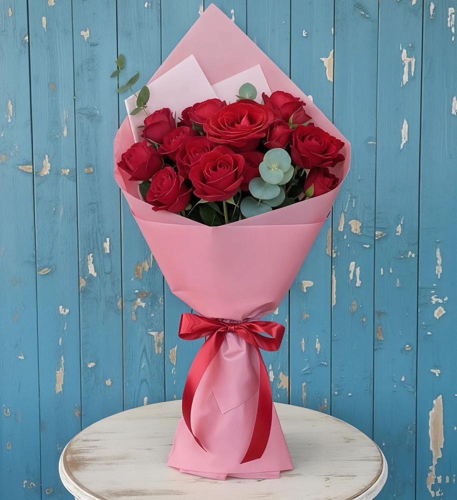 Букет цветов из: Розы в Новопластуновской