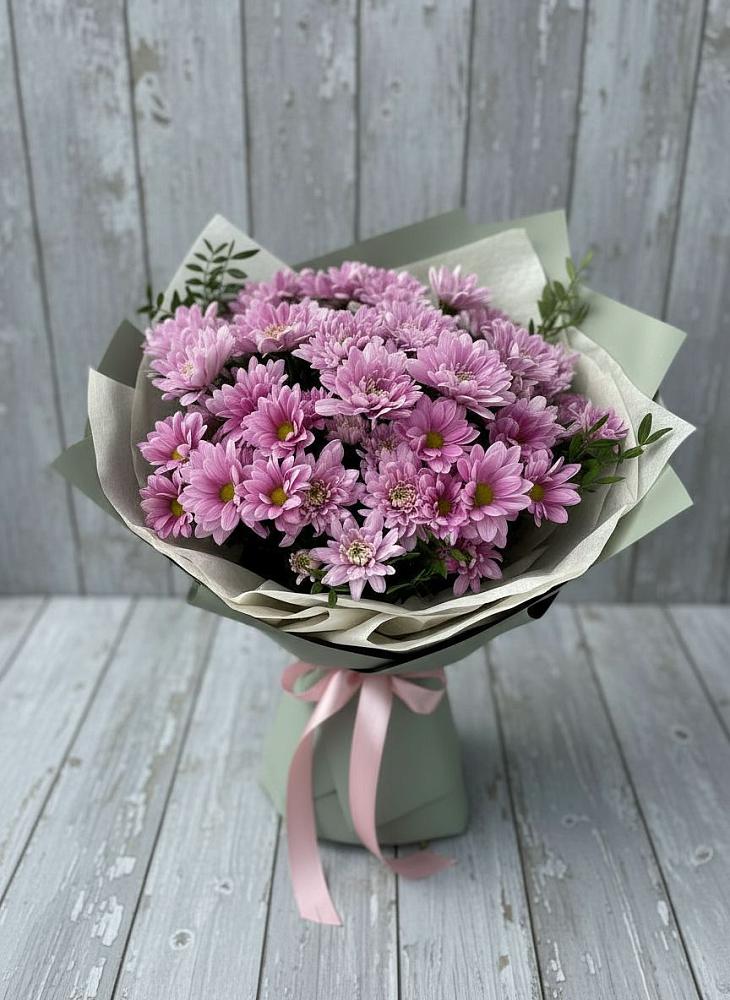 Букет цветов из: Хризантемы в Новопластуновской