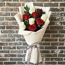 Букет цветов из:  Розы в Новопластуновской