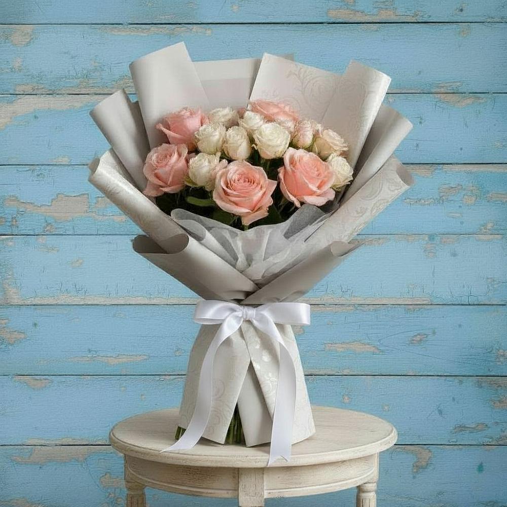 Букет цветов из: Розы в Новопластуновской