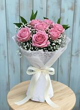 Букет цветов из:  Розы в Новопластуновской