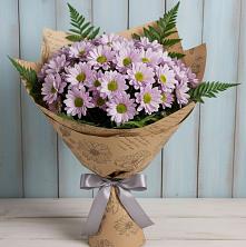 Букет цветов из:  Хризантемы в Новопластуновской