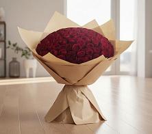 Букет 101 Красная роза #REPLACE_PRED# Новопластуновской