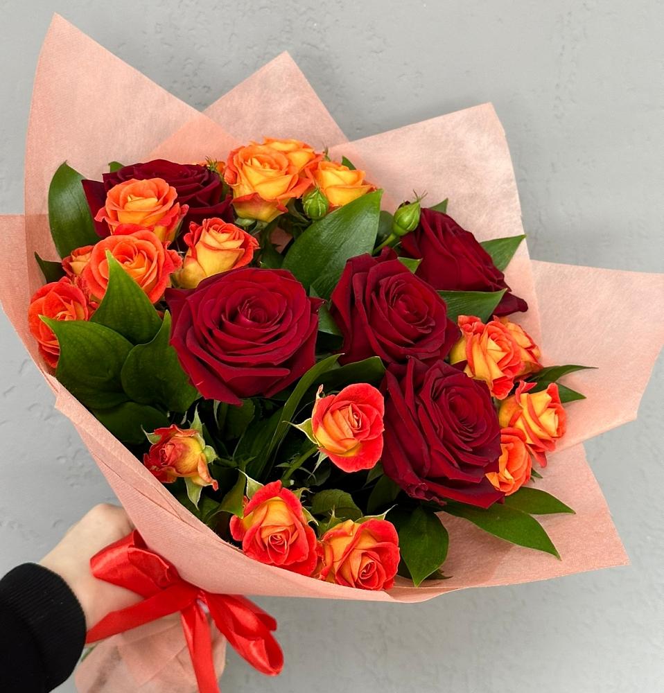 Букет Любовь и восторг в Новопластуновской