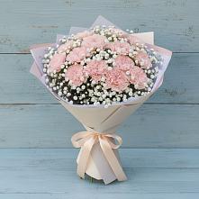 Букет цветов из:  Гвоздики #REPLACE_PRED# Новопластуновской