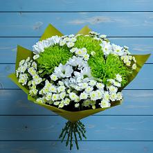 Букет цветов из:  Хризантемы в Новопластуновской