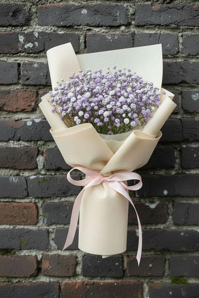 Букет цветов из: Гипсофила в Новопластуновской