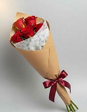 Букет цветов из:  Розы в Новопластуновской