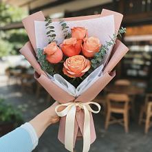 Букет цветов из:  Розы в Новопластуновской