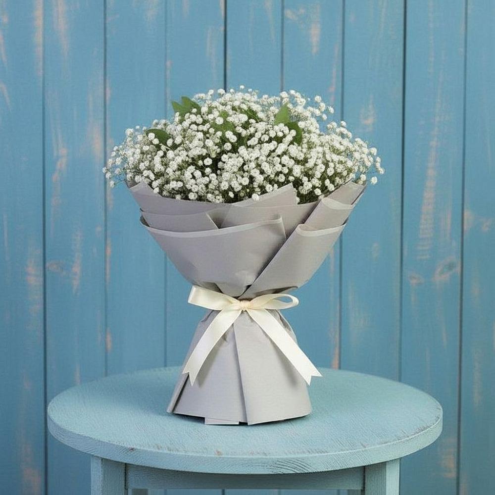 Букет цветов из: Гипсофила в Новопластуновской