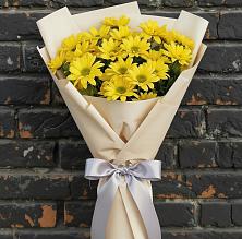Букет цветов из:  Хризантемы в Новопластуновской