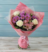 Букет цветов из:  Герберы в Новопластуновской
