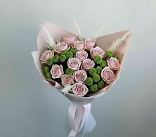 Букет цветов из:  Розы и Хризантемы в Новопластуновской