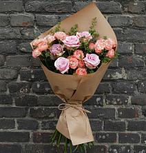 Букет цветов из:  Розы в Новопластуновской