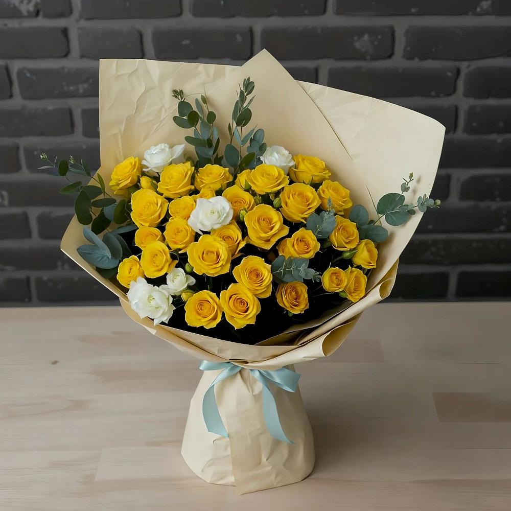 Букет цветов из: Розы в Новопластуновской