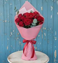 Букет цветов из:  Розы в Новопластуновской