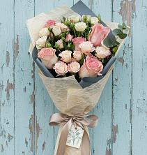 Букет цветов из:  Розы в Новопластуновской