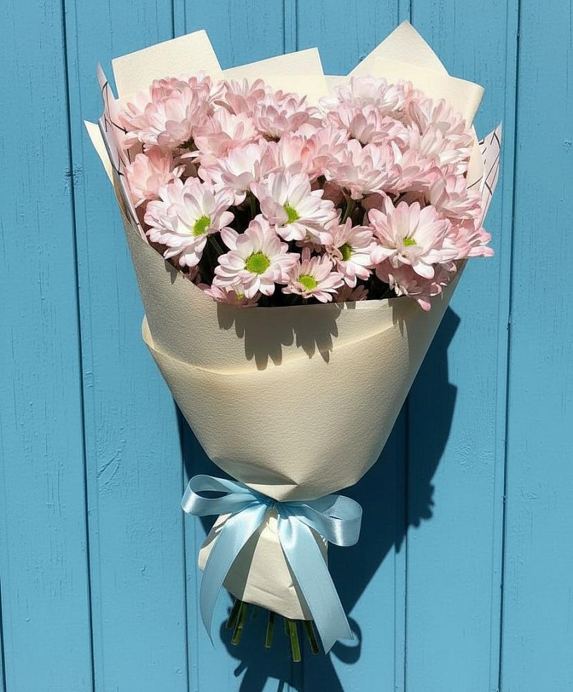 Букет цветов из: Хризантемы в Новопластуновской