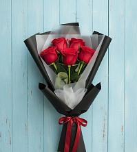 Букет цветов из:  Розы в Новопластуновской