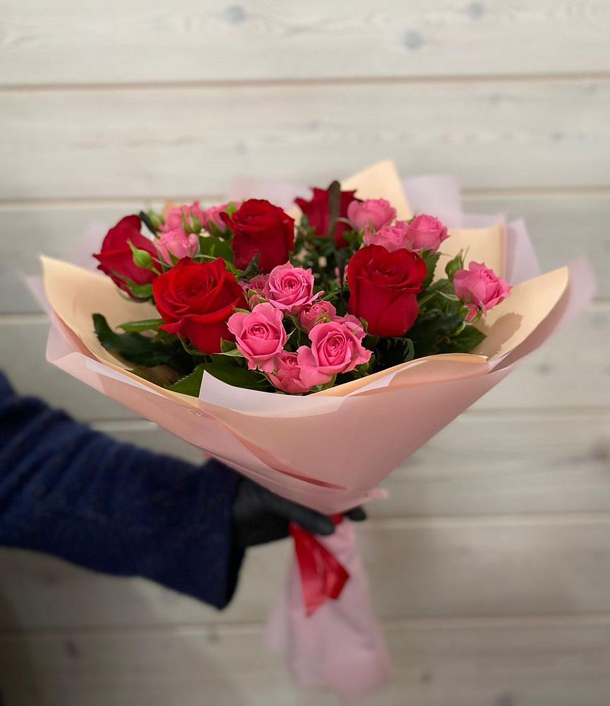 Букет цветов из: Розы в Новопластуновской