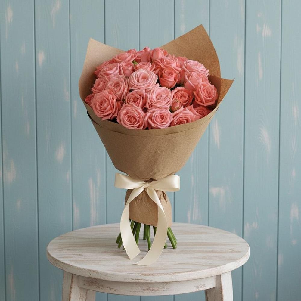 Букет цветов из: Розы в Новопластуновской