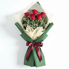 Букет цветов из:  Розы в Новопластуновской