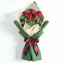 Букет цветов из:  Розы в Новопластуновской