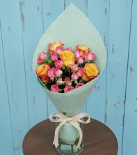 Букет цветов из:  Розы в Новопластуновской