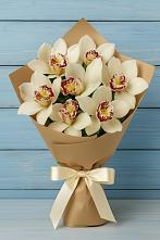 Букет цветов из:  Орхидеи и Розы в Новопластуновской