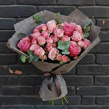 Букет цветов из:  Розы в Новопластуновской